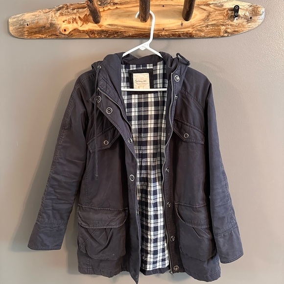 Navy Heritage 1981 Jacket - light rain protection - puffy, but not heavy - navy - Picture 3 of 5